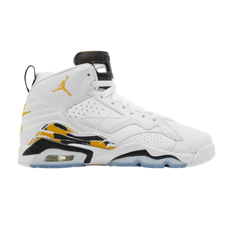 Air Jordan MVP GS 'White Yellow Ochre' — White/Black/Yellow Ochre