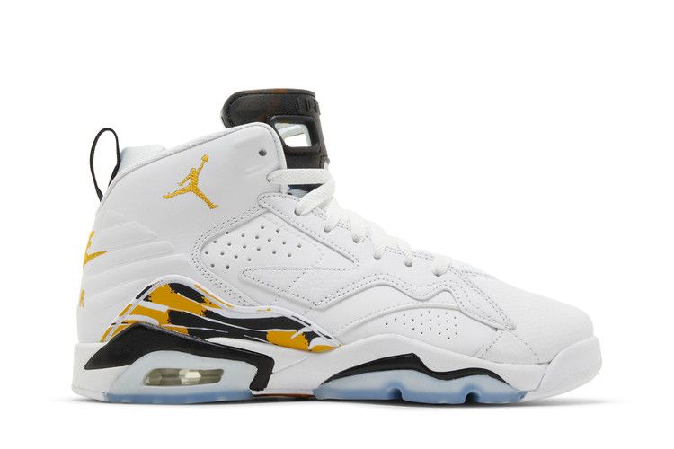 Air Jordan MVP GS 'White Yellow Ochre' — White/Black/Yellow Ochre