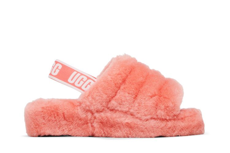 UGG Wmns Fluff Yeah Slide 'Vibrant Coral' — Vibrant Coral