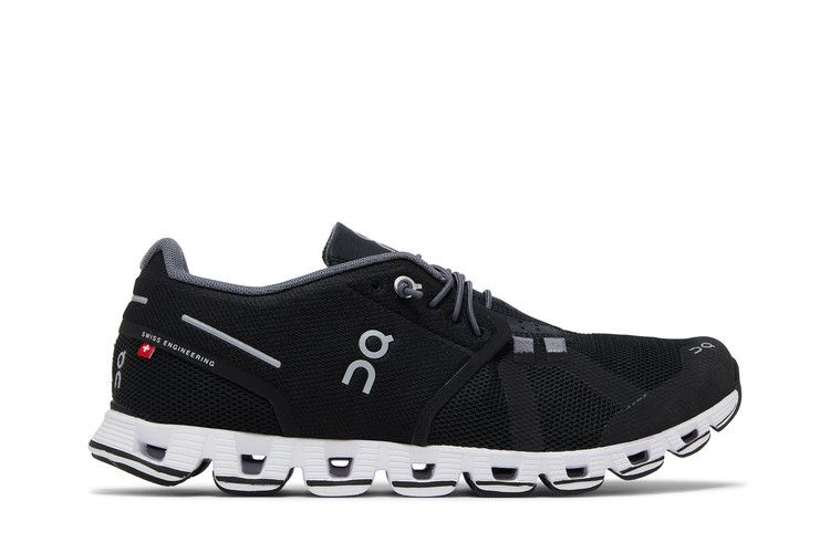 ON Wmns Cloud 'Black White' — Black/White