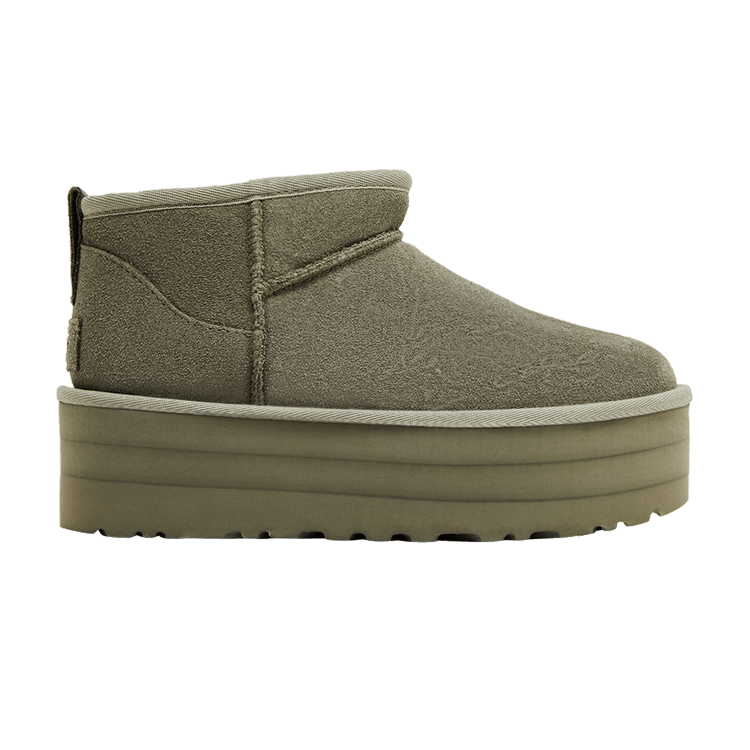 UGG Wmns Classic Ultra Mini Platform Boot 'Moss Green' — Moss Green