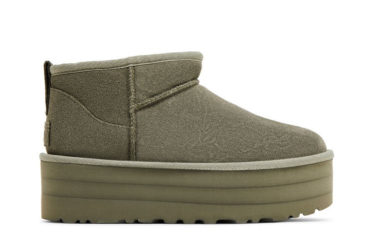 UGG Wmns Classic Ultra Mini Platform Boot 'Moss Green' — Moss Green