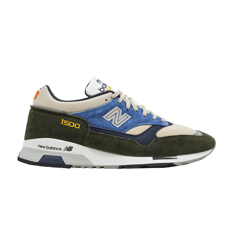 New Balance 1500 Made in England 'Evergreen Lake' — Khaki/Sand/Blue