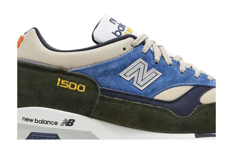 New Balance 1500 Made in England 'Evergreen Lake' — Khaki/Sand/Blue