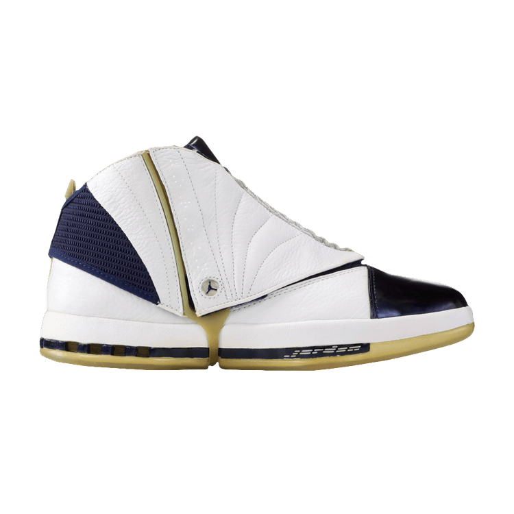 Air Jordan 16 OG GS 'Midnight Navy' 2001 — White/Midnight Navy