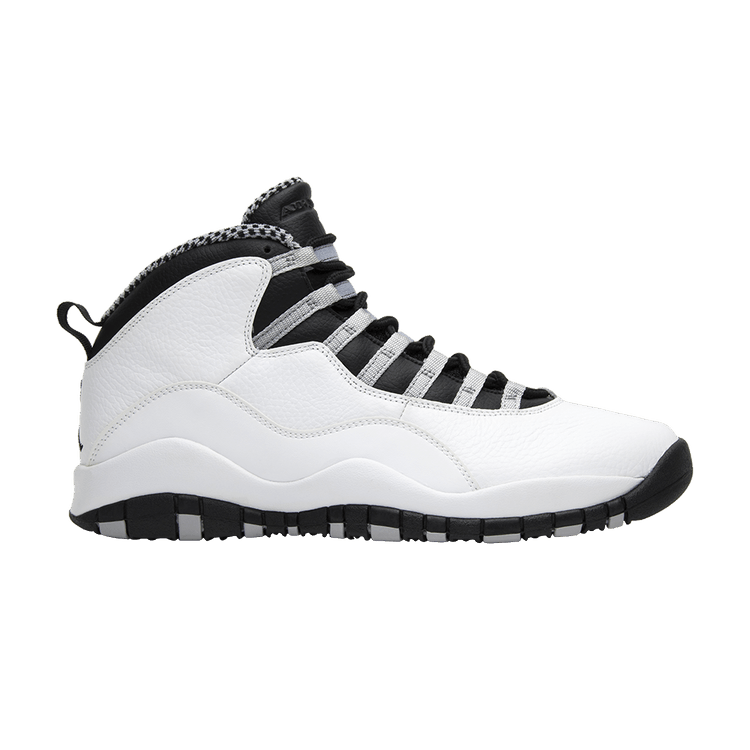 Air Jordan 10 Retro 'Steel' 2013 — White/Black/Light Steel Grey/Varsity Red