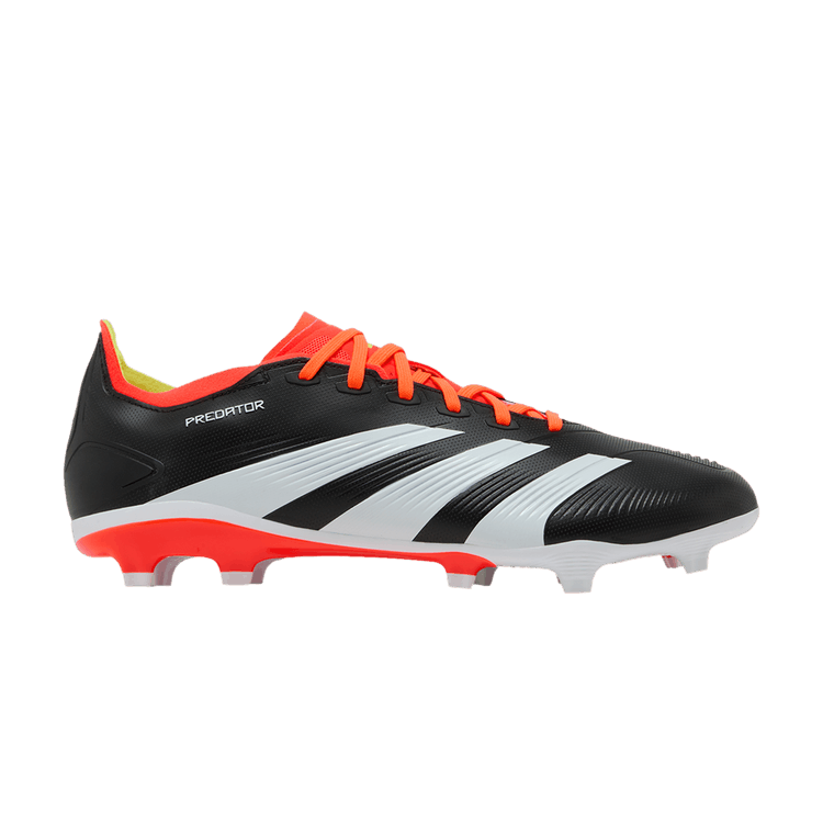 Adidas Predator 24 League Low FG 'Solar Energy Pack' — Core Black/Cloud White/Solar Red