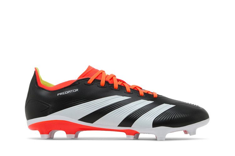 Adidas Predator 24 League Low FG 'Solar Energy Pack' — Core Black/Cloud White/Solar Red