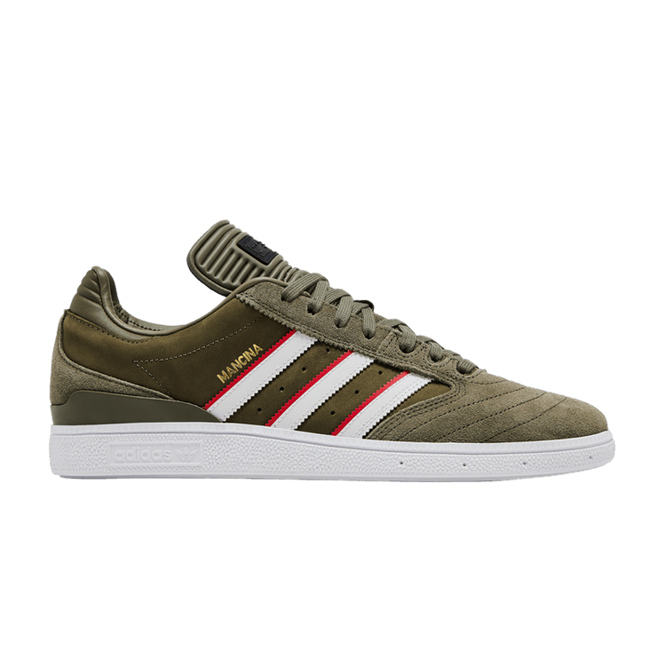 Dan Mancina x adidas Busenitz 'Olive Strata Red' — Olive Strata/Red/Footwear White