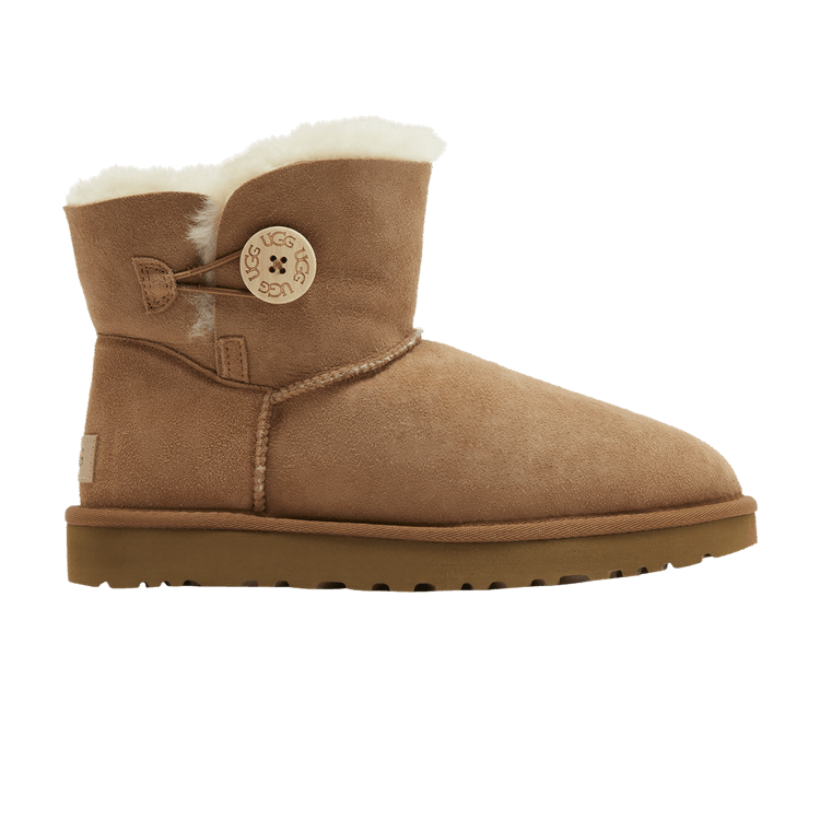 UGG Wmns Mini Bailey Button 2 Boot 'Chestnut' — Chestnut