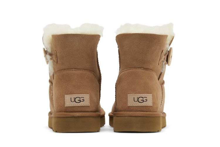 UGG Wmns Mini Bailey Button 2 Boot 'Chestnut' — Chestnut