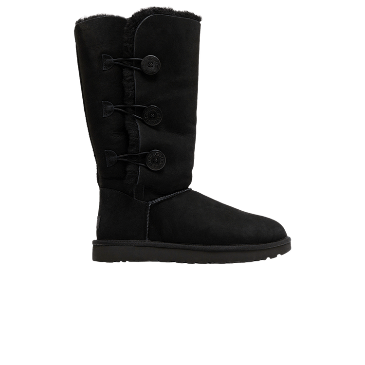 UGG Wmns Bailey Button Triplet 2 Boot 'Black' — Black