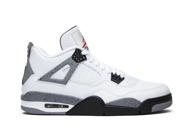 Air Jordan 4 Retro 'White Cement' 2012 — White/Black/Cement Grey