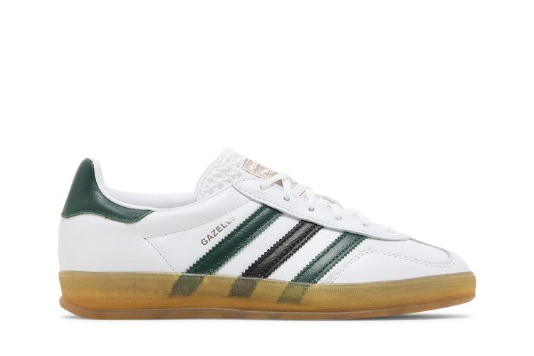 adidas Wmns Gazelle Indoor 'White Collegiate Green' — Cloud White/Collegiate Green/Core Black