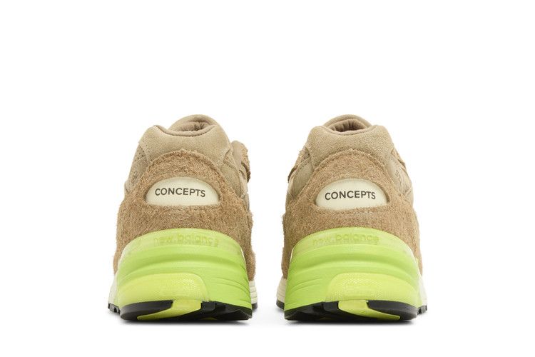 Concepts x New Balance 992 Made in USA 'Low Hanging Fruit' Special Box — Lime/Brown