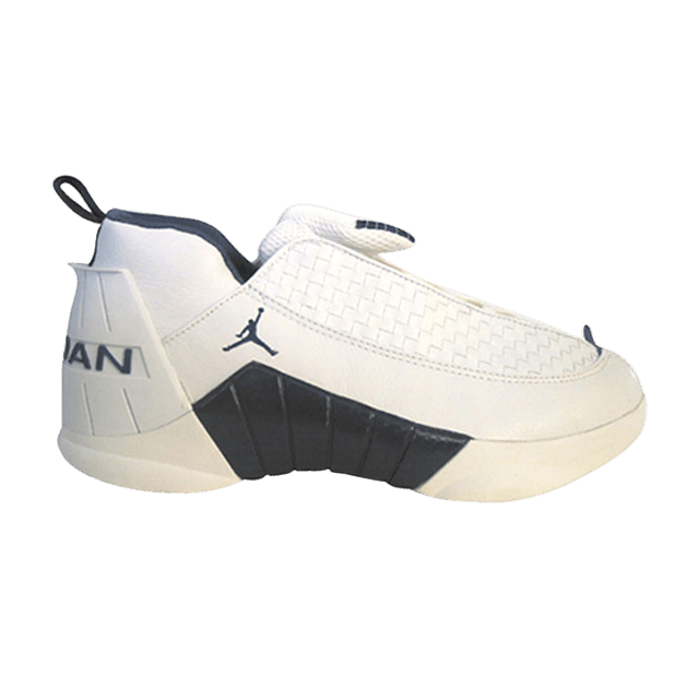Air Jordan 15 OG Low 'Midnight Navy' — White/Midnight Navy