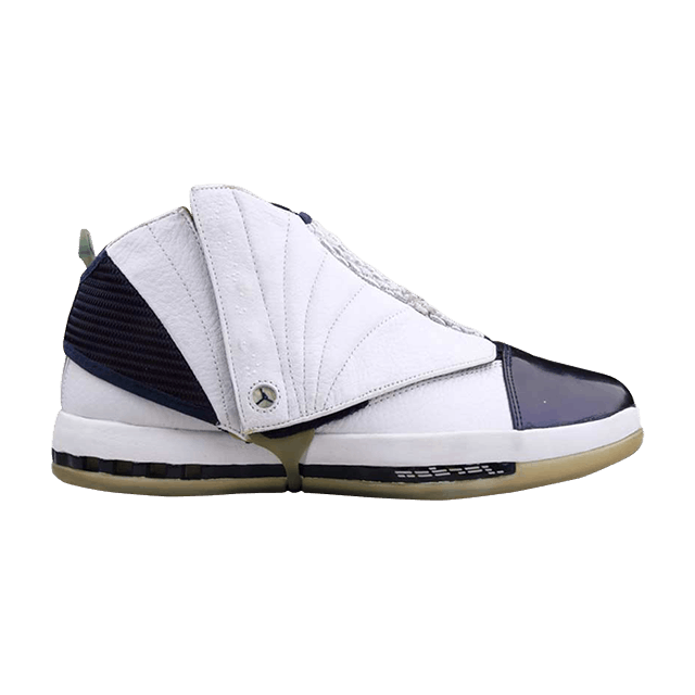 Air Jordan 16 OG 'Midnight Navy' — White/Midnight Navy/Silver