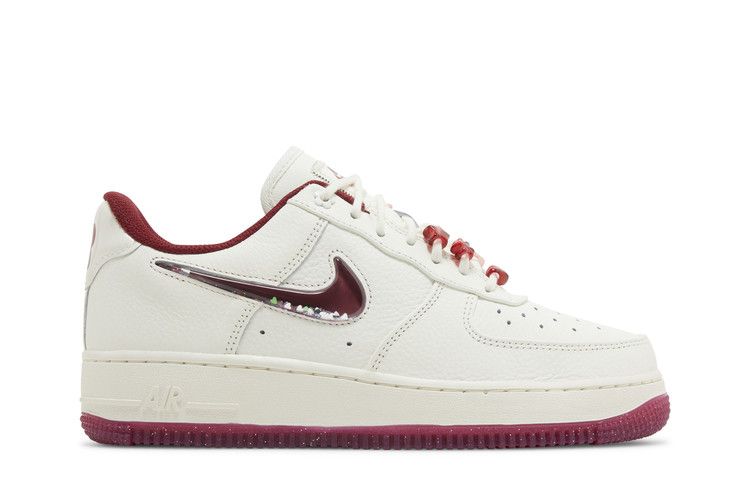 Nike Women's Air Force 1 Low 'Valentine's Day 2024' — Sail/Team Red/Medium Soft Pink/Gym Red (2)