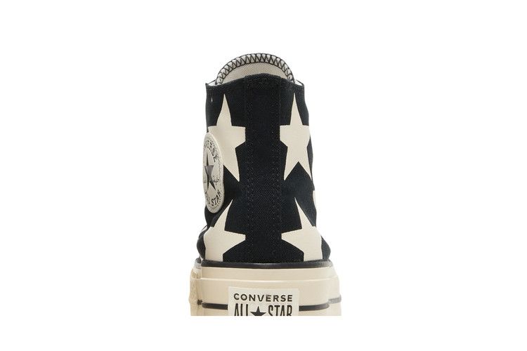 Converse Wmns Chuck Taylor All Star Lift Platform High 'Large Stars' — Black/Natural Ivory/Egret