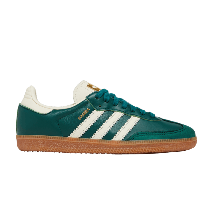 adidas Wmns Samba OG 'Collegiate Green Gum' — Collegiate Green/Cream White/Gold Metallic