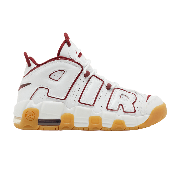 Nike Air More Uptempo GS 'White Team Red Gum' — White/Gum Light Brown/Team Red