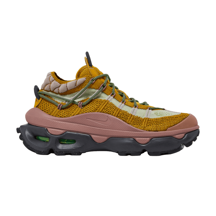 Nike Wmns Air Max Flyknit Venture 'Bronzine Smokey Mauve' — Bronzine/Volt/Smokey Mauve/Dark Smoke Grey
