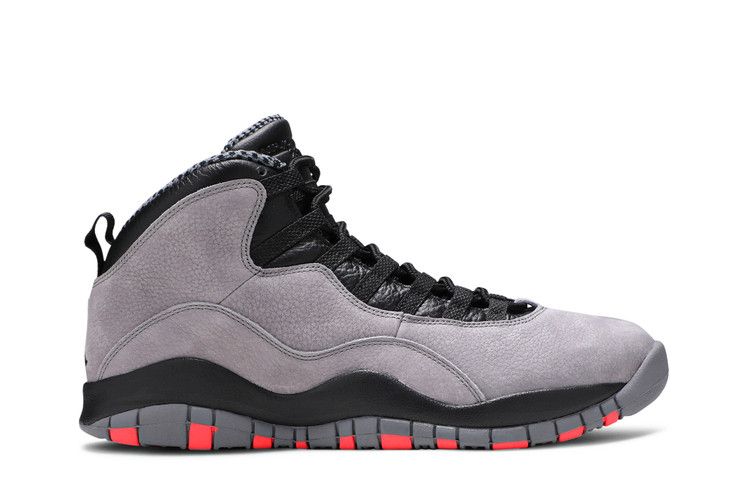 Air Jordan 10 Retro 'Cool Grey' — Cool Grey/Infrared-Black