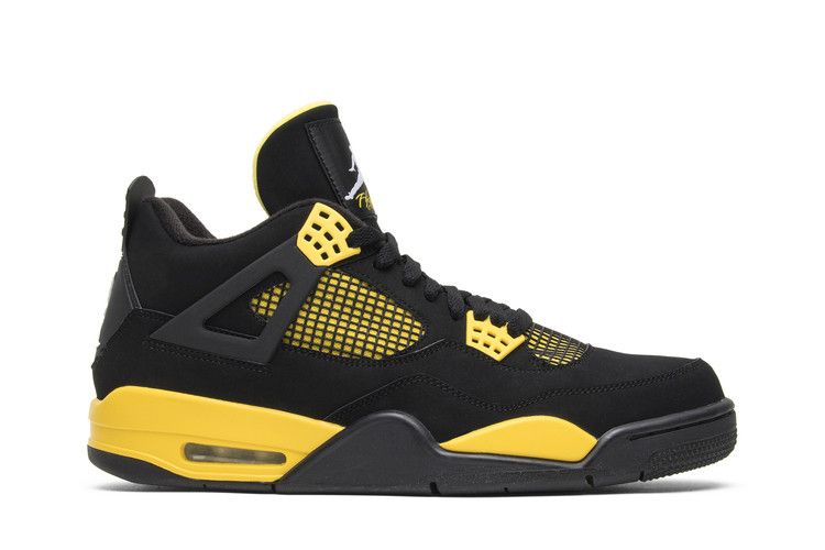 Air Jordan 4 Retro 'Thunder' 2012 — Black/White/Tour Yellow