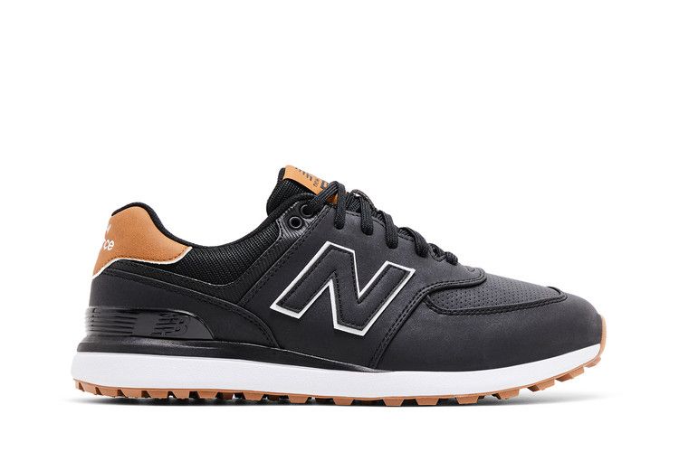 New Balance 574 Greens v2 'Black Gum' — Black/Gum