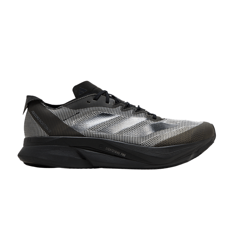 adidas Adizero Boston 12 'Black Carbon' — Core Black/Core Black/Carbon