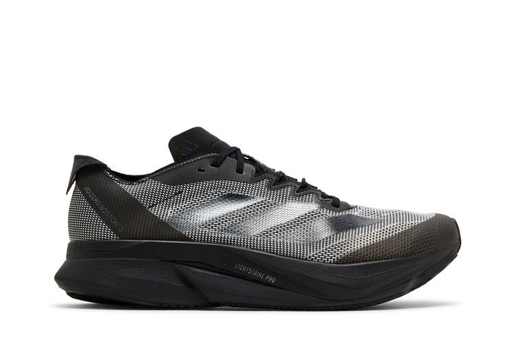 adidas Adizero Boston 12 'Black Carbon' — Core Black/Core Black/Carbon