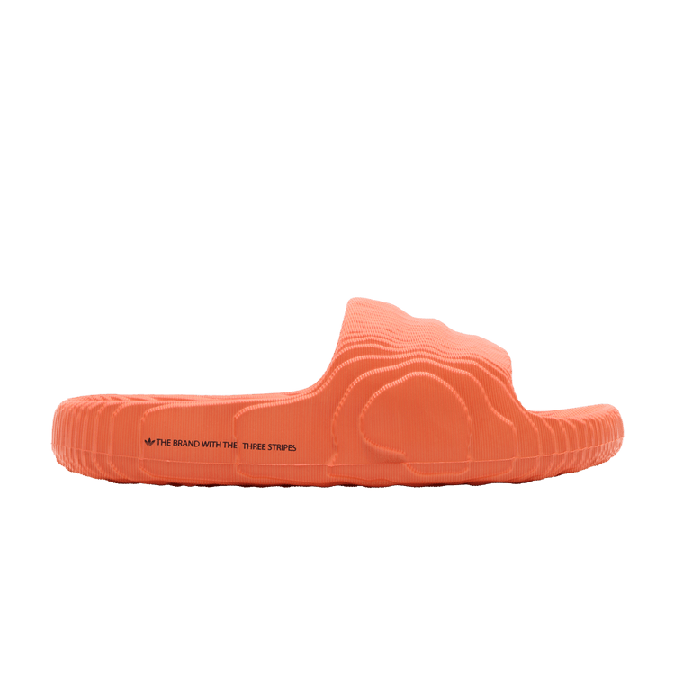 adidas Adilette 22 Slides 'Orange' — Orange/Orange/Core Black