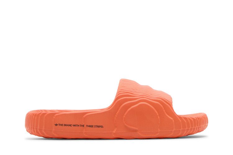 adidas Adilette 22 Slides 'Orange' — Orange/Orange/Core Black