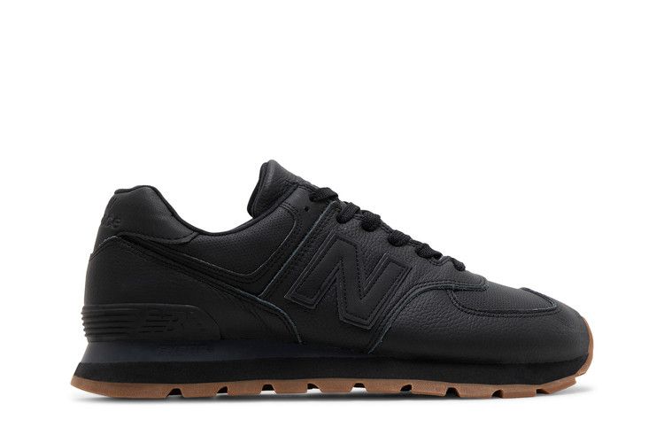 New Balance 574 'Black Phantom Gum' — Black/Phantom/Gum