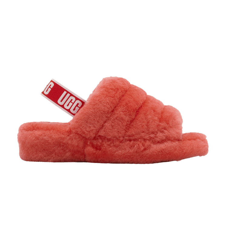UGG Wmns Fluff Yeah Slide 'Red Currant' — Red Currant