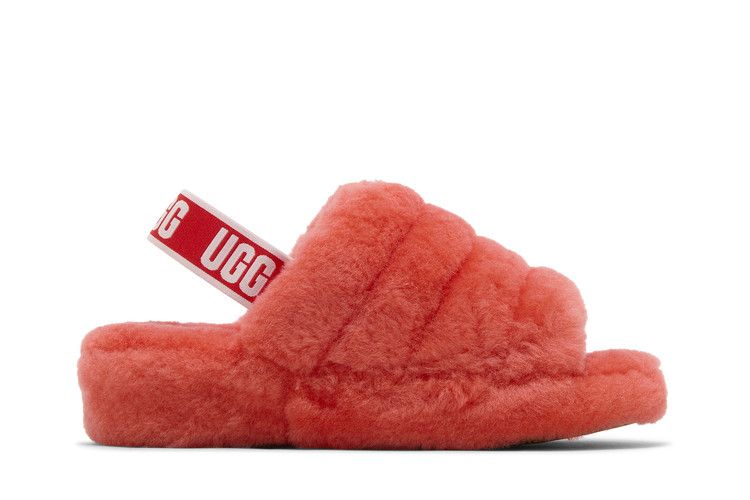 UGG Wmns Fluff Yeah Slide 'Red Currant' — Red Currant