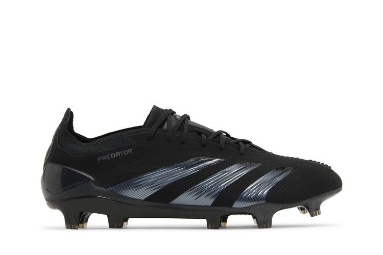 adidas Predator 24 Elite Low FG 'Base Black Pack' — Core Black/Carbon/Core Black