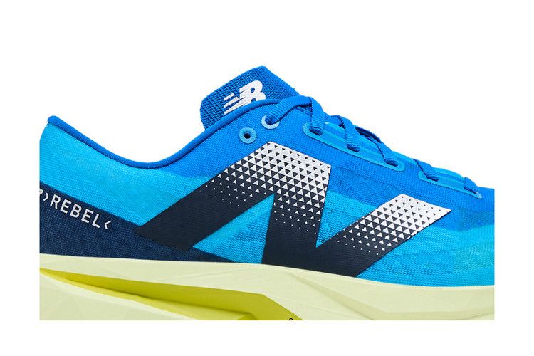 New Balance FuelCell Rebel v4 'Spice Blue Limelight' — Spice Blue/Limelight/Blue Oasis