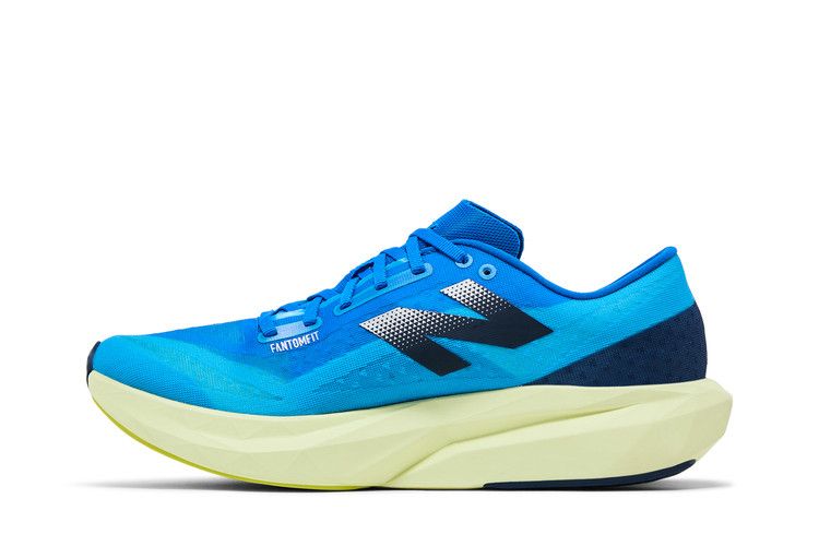 New Balance FuelCell Rebel v4 'Spice Blue Limelight' — Spice Blue/Limelight/Blue Oasis