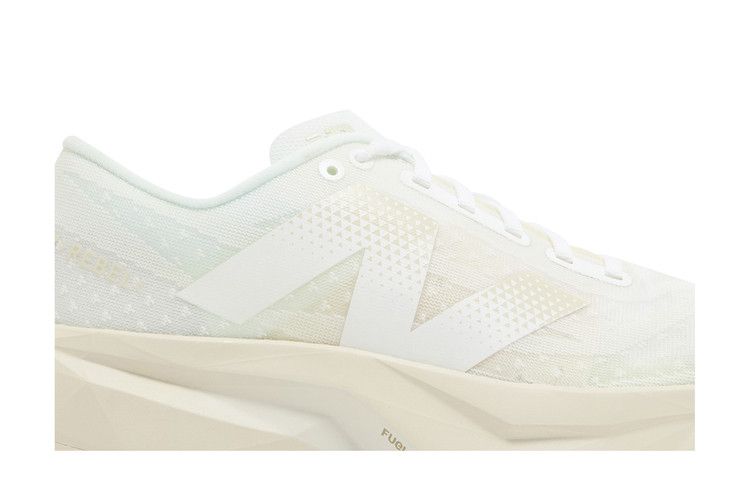 New Balance Wmns FuelCell Rebel v4 'White Linen' — White/Linen/Sea Salt
