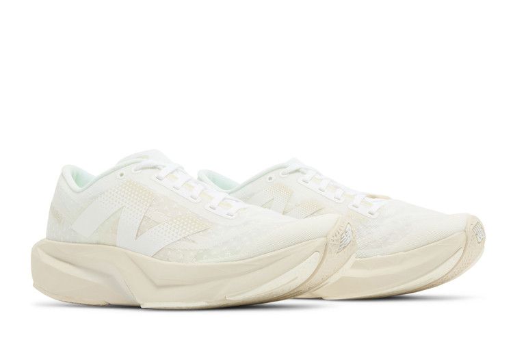 New Balance Wmns FuelCell Rebel v4 'White Linen' — White/Linen/Sea Salt