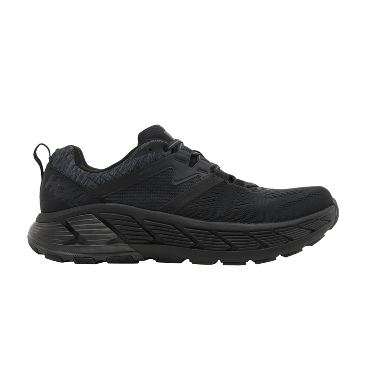 HOKA Gaviota 2 Wide 'Black Dark Shadow' — Black/Dark Shadow