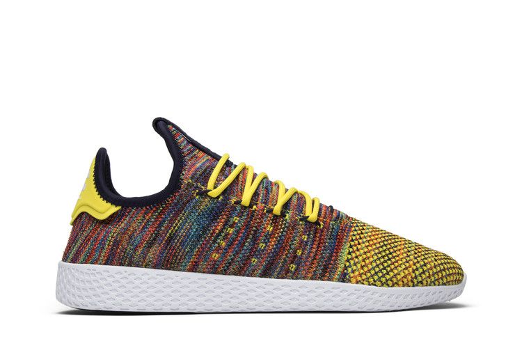 Pharrell x adidas Tennis Hu 'Multi-Color' — Semi Frozen Yellow/Noble Ink/White