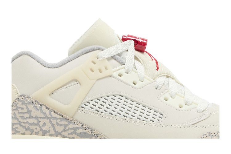 Air Jordan Spizike Low GS 'Coconut Milk' — Sail/University Red/Coconut Milk/Sandstone/Smoke Grey