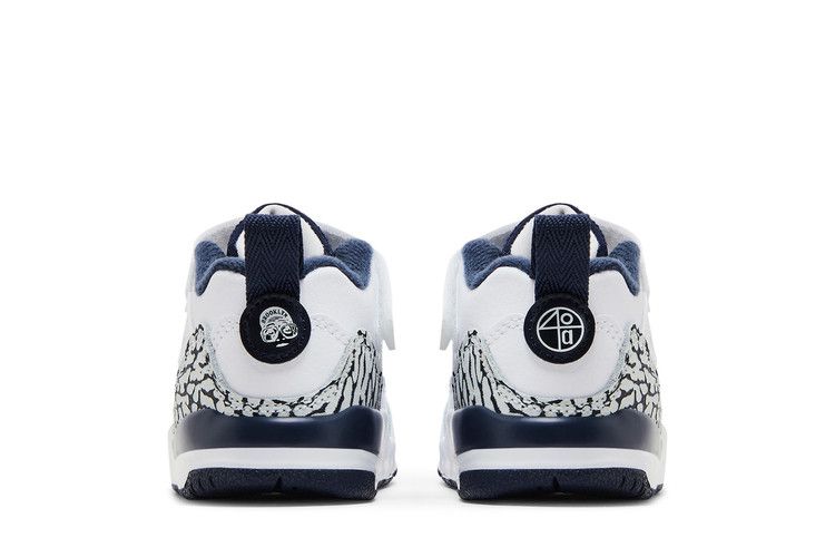 Air Jordan Spizike Low TD 'Obsidian' — White/Obsidian/Pure Platinum