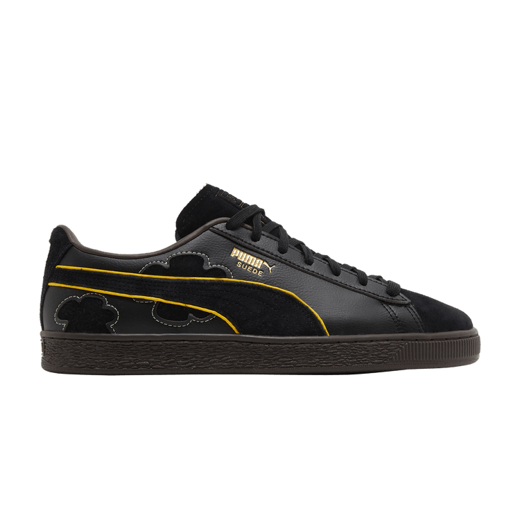 One Piece x Puma Suede 'Blackbeard' — Black/Dark Chocolate