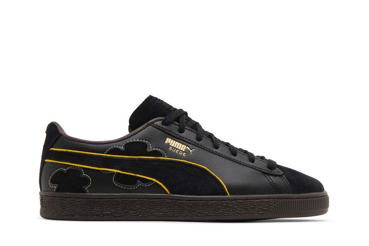 One Piece x Puma Suede 'Blackbeard' — Black/Dark Chocolate
