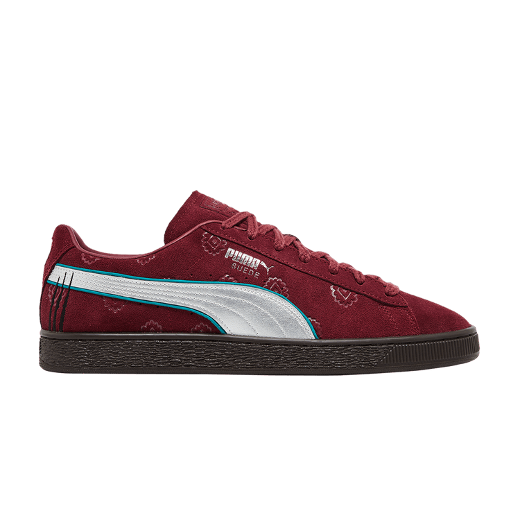 One Piece x Puma Suede 'Red Hair Pirates' — Team Regal Red/Silver