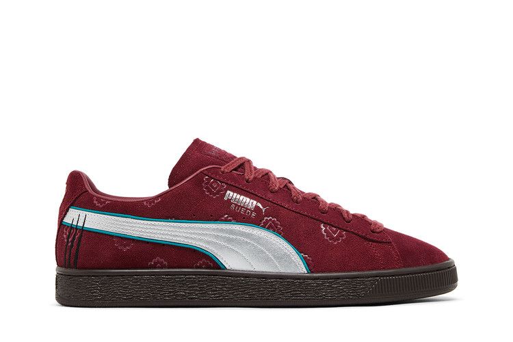 One Piece x Puma Suede 'Red Hair Pirates' — Team Regal Red/Silver