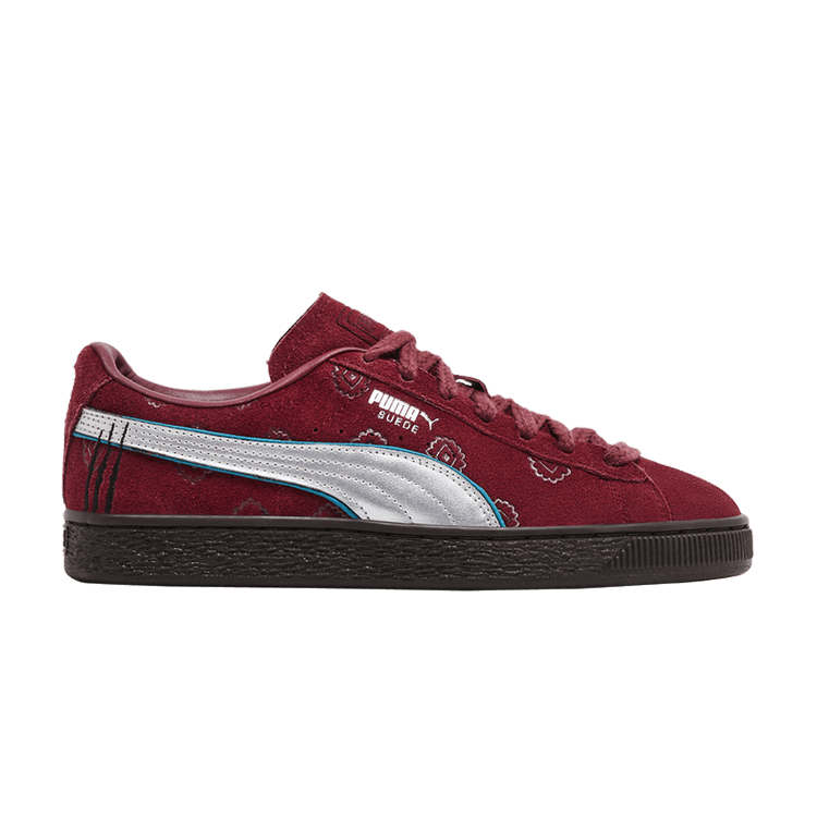 One Piece x Puma Suede Big Kid 'Red Hair Pirates' — Team Regal Red/Silver